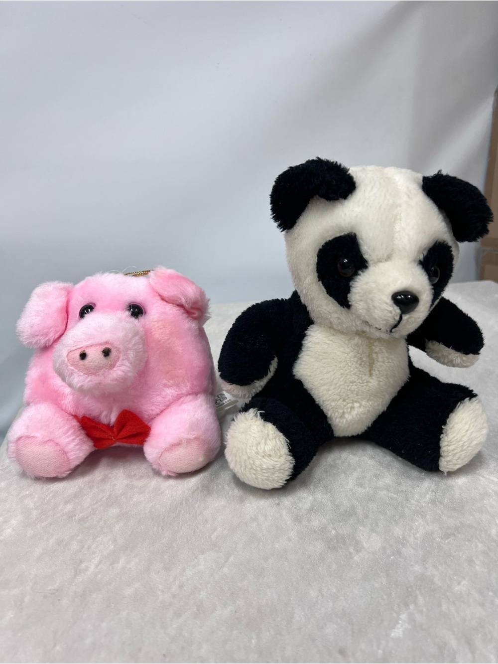Plush by Circus Circus Pink Pig & Black-White Panda Small Toy Duo stuffed animal